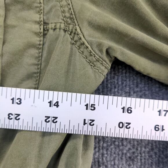 Marrakech Women's Full Zip Military Utility Jacket Green XS Long Sleeve Pockets - Picture 13 of 13